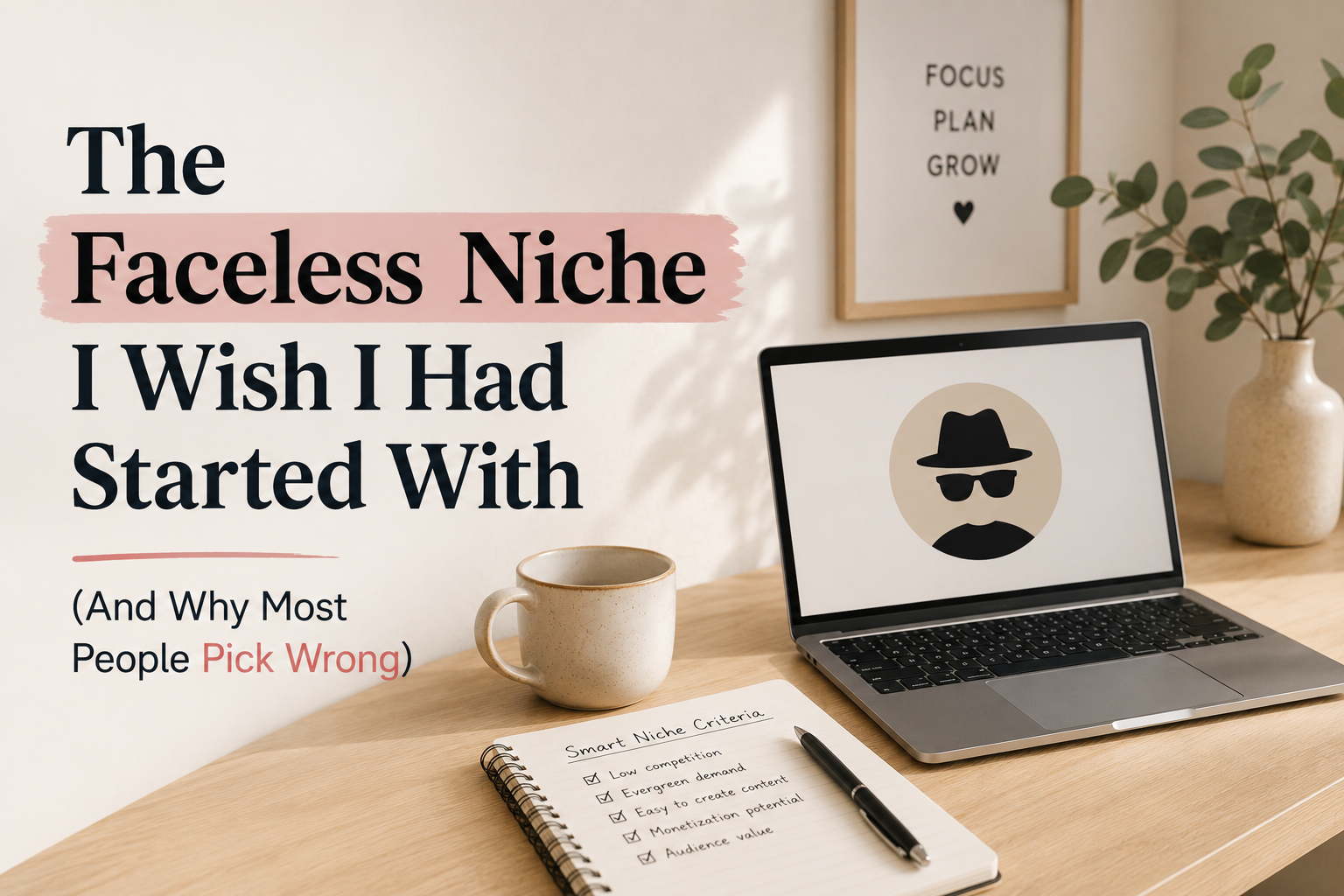 The Faceless Niche I Wish I Had Started With (And Why Most People Pick Wrong)