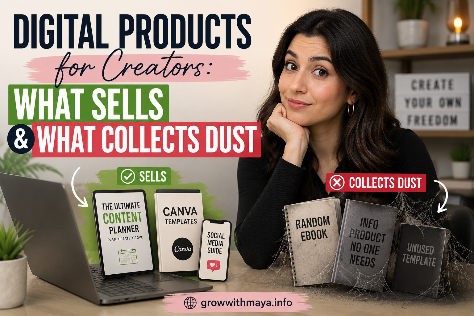 Digital Products for Creators: What Sells and What Collects Dust