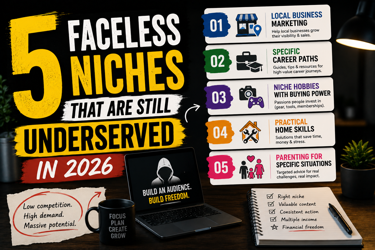 The 5 Faceless Niches That Are Still Underserved in 2026
