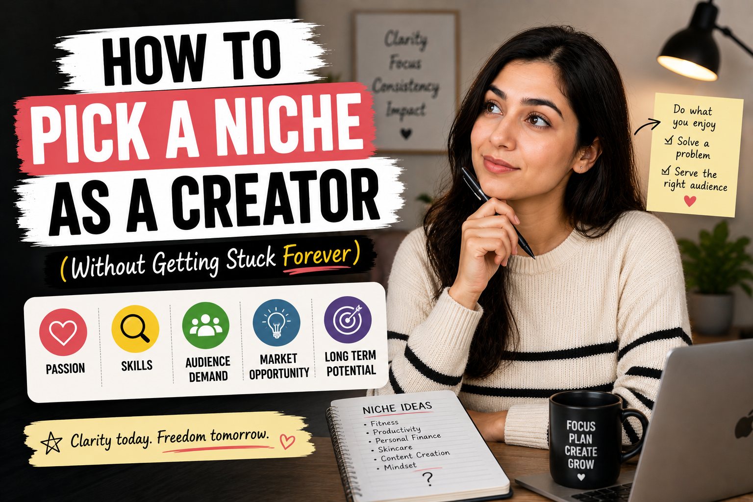 How to Pick a Niche as a Creator (Without Getting Stuck Forever)