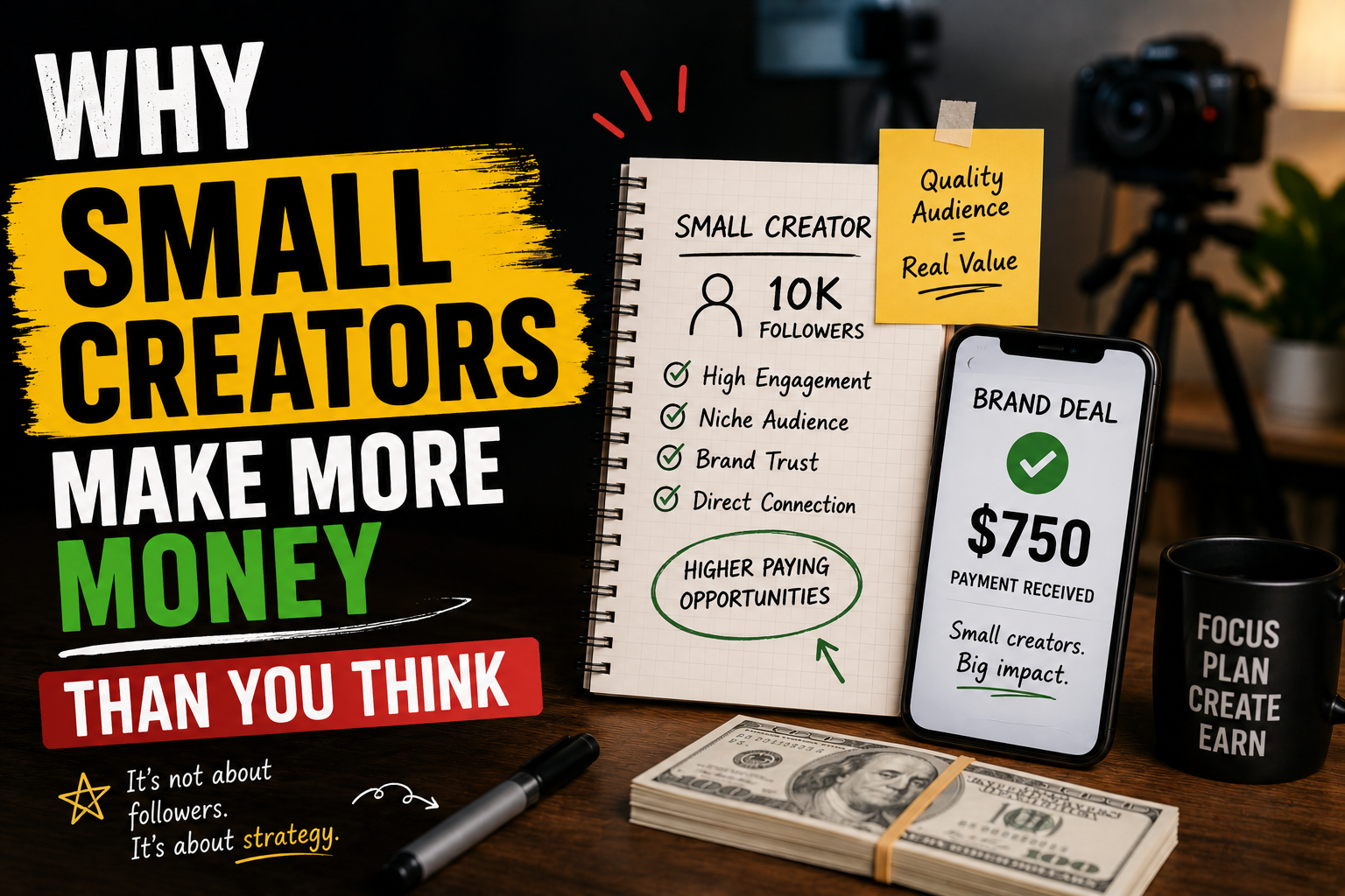 Why Small Creators Make More Money Than You Think