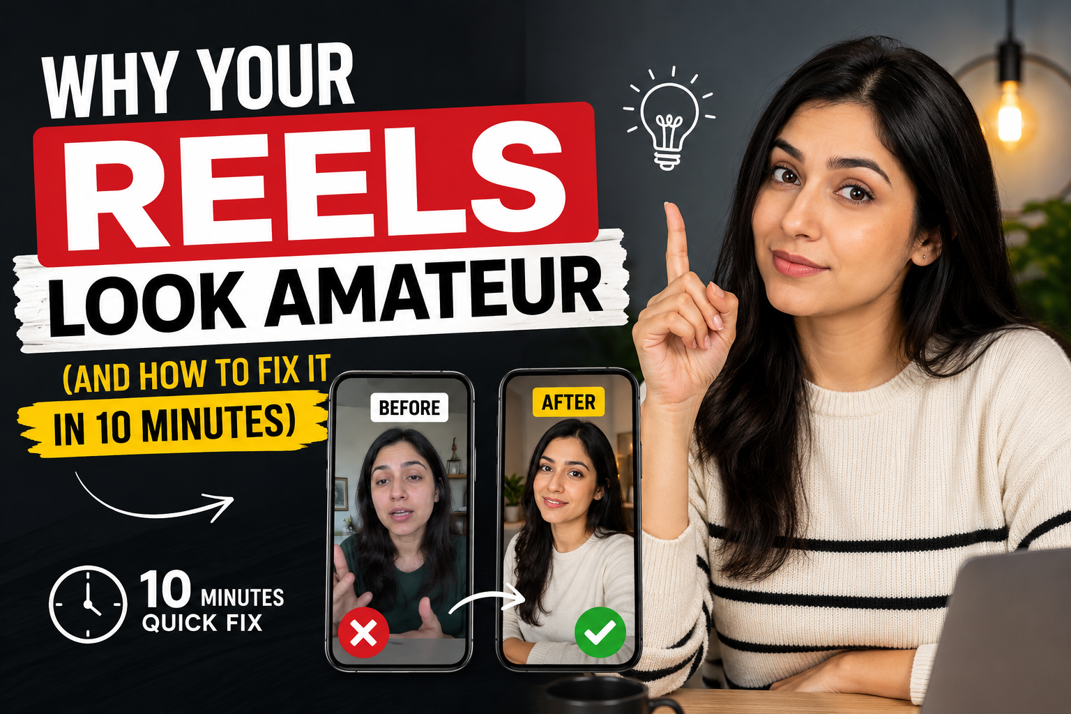 Why Your Reels Look Amateur (And How to Fix It in 10 Minutes)